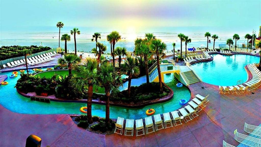 Vacation In Comfort And Luxury - 3 Bedroom Direct Oceanfront - Wyndham Ocean Walk Resort 2425 Daytona Beach Extérieur photo